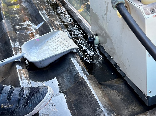 温水パネル水抜き